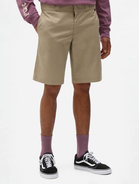 Dickies - Shorts Slim Stright Work - Khaki Kortbukse