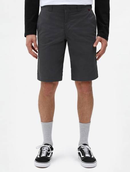 Dickies - Shorts Slim Stright Work - Grå Kortbukse