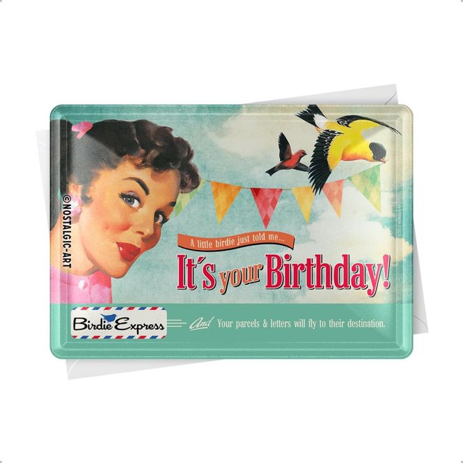 Main Image Metallkort - It's Your Birthday!