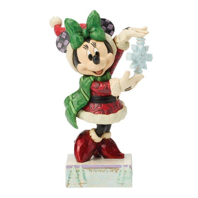 Hovedbilde Jim Shore - Minnie Mus Jul med Snøkrystall