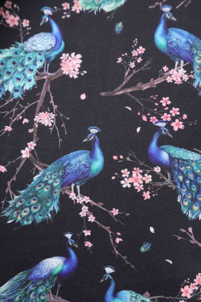 Dolly & Dotty - Amanda Flared Peacock Kjole
