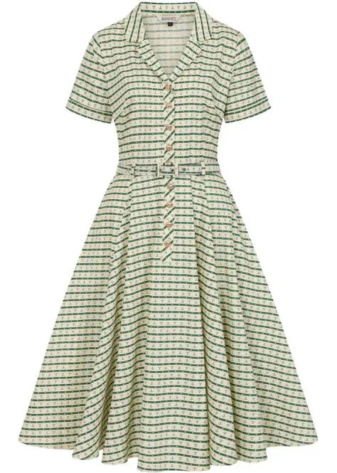 Main Image Banned - Bella Anchor Swingkjole - Grønn