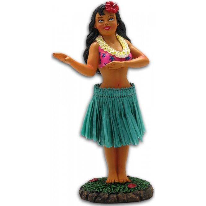 Main Image Hula Doll - Hawaiian Girl - Liten