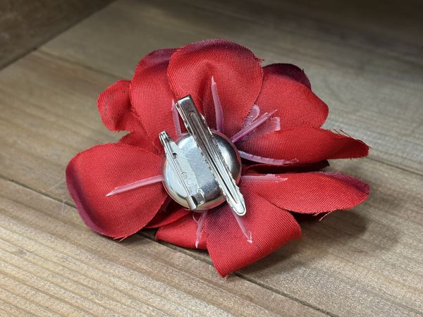 Blossom Hairclip - Rød