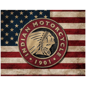 Hovedbilde Metallskilt - Indian Flag