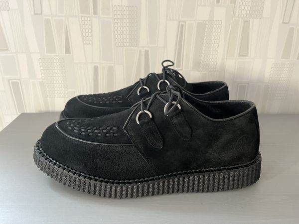 Creeper Shoe - Harley - Sort Semsket