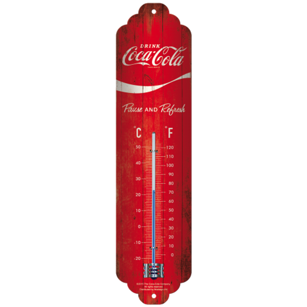 Termometer - Coca-Cola 1960s Red Wave