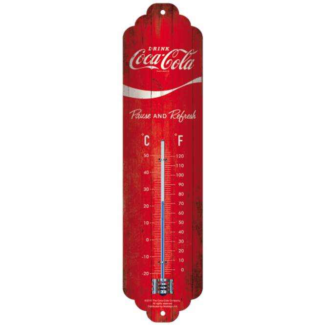 Hovedbilde Termometer - Coca-Cola 1960s Red Wave