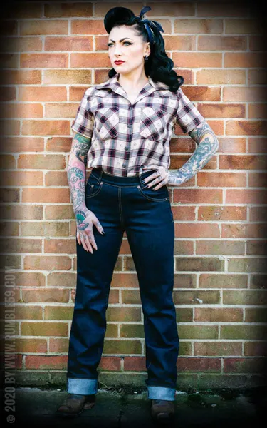 Rumble59 - Ladies Denim Straight Cut